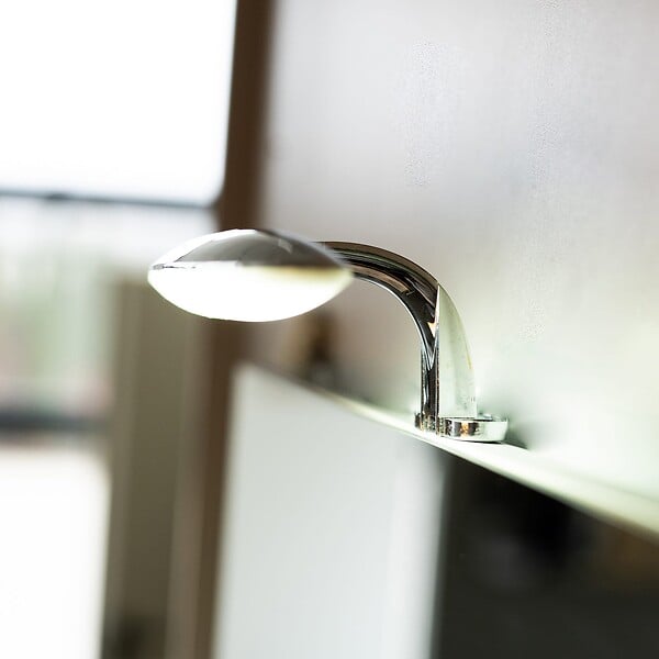 KIAMAMI VALENTINA - Lampe Avec Led Ovale Pour Miroir De La Salle De Bain 20Cm | Alba - large