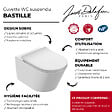 JACOB DELAFON - Cuvette WC suspendu sans bride Bastille avec abattant frein de chute et déclipsable - vignette