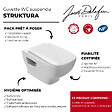 JACOB DELAFON - WC suspendu sans bride Struktura + abattant - vignette