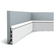 ORAC DECOR - SX118 CONTOUR Plinthe Orac Decor - 14x1,8x200cm (h x p x L) - plinthe décorative polymère A l'unité , A peindre - vignette