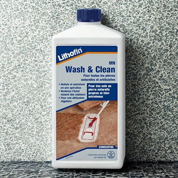 LITHOFIN - Lithofin MN Wash & Clean 1L - Nettoyant Pour Pierre Naturelle 1L - large