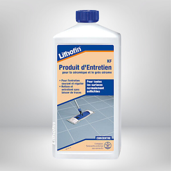 LITHOFIN - Lithofin KF Produit d'entretien 1L- Nettoyant Carrelage Et Grès Cérame 1L - large