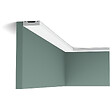 ORAC DECOR - SX162 Moulure multifonctionnelle Orac Decor Axxent - 4x1x200cm (h x p x l) - plinthe décorative Carton complet , A peindre - vignette