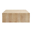 HABITAT ET JARDIN - Table Basse en MDF "Prizma" - 90 x 90 x 35 cm - Chêne Saphir - vignette