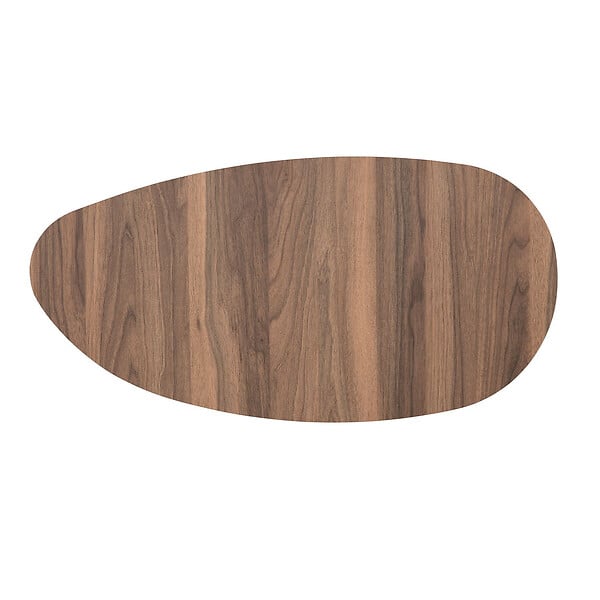 HABITAT ET JARDIN - Table basse en bois "Nora" 100 x 50 x 45 cm - Noyer - large
