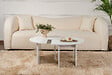 HABITAT ET JARDIN - Table basse en bois "Moira" 90 x 90 x 41 cm - Blanc naturel - vignette