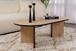 HABITAT ET JARDIN - Table basse en bois "Sable" 119 x 60 x 40 cm - Chêne saphir - vignette