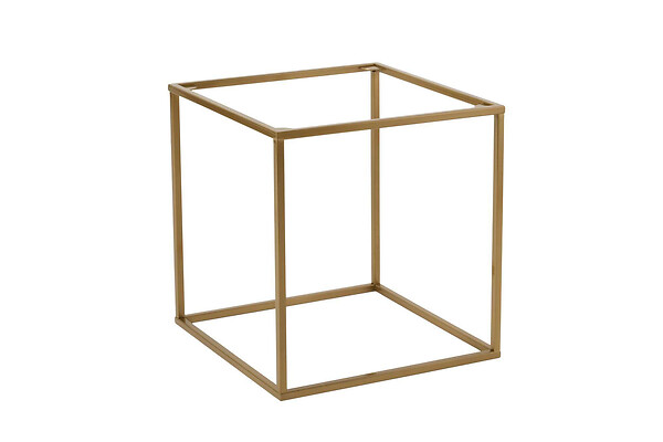 HABITAT ET JARDIN - Table basse en métal "Koala" 45 x 45 x 52 cm - Or - large