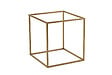 HABITAT ET JARDIN - Table basse en métal "Koala" 45 x 45 x 52 cm - Or - vignette
