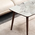 HABITAT ET JARDIN - Table basse en bois "Luci" 100 x 53 x 45 cm - Blanc - vignette
