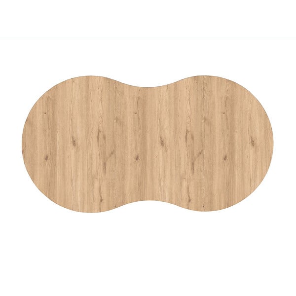 HABITAT ET JARDIN - Table basse en bois "Moon" 99 x 54 x 45 cm - Chêne - large