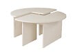 HABITAT ET JARDIN - Table basse en bois "Moira" 90 x 90 x 41 cm - Blanc de bois - vignette