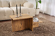 HABITAT ET JARDIN - Table basse en bois "Harmony" 80 x 40 x 40 cm - Pin atlantique - vignette