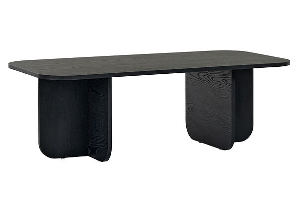 HABITAT ET JARDIN - Table basse en bois "Akira" 120 x 60 x 41 cm - Bois Noir - large