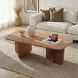 HABITAT ET JARDIN - Table basse en bois "Akira" 120 x 60 x 41 cm - Pin atlantique - vignette