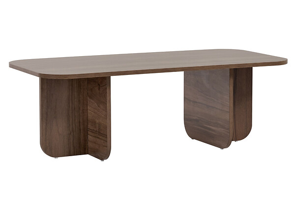 HABITAT ET JARDIN - Table basse en bois "Akira" 120 x 60 x 41 cm - Noyer - large