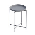 HABITAT ET JARDIN - Table basse en métal "Sheby" 46 x 46 x 56 cm - Gris - vignette