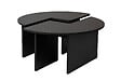HABITAT ET JARDIN - Table basse en bois "Moira" 90 x 90 x 41 cm - Bois Noir - vignette