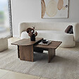 HABITAT ET JARDIN - Ensemble de table basse en bois "Paris" 105 x 60 x 35 cm - Bronze - vignette