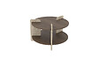 HABITAT ET JARDIN - Table basse en bois "Oalla" 70 x 70 x 45 cm - Noyer - vignette