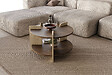 HABITAT ET JARDIN - Table basse en bois "Oalla" 70 x 70 x 45 cm - Noyer - vignette