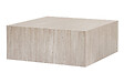HABITAT ET JARDIN - Table Basse en MDF "Prizma" - 90 x 90 x 35 cm - Travertin - vignette