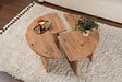 HABITAT ET JARDIN - Table basse en bois "Moira" 90 x 90 x 41 cm - Pin atlantique - vignette