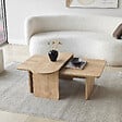 HABITAT ET JARDIN - Ensemble de table basse en bois "Paris" 105 x 60 x 35 cm - Bronze - vignette