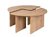 HABITAT ET JARDIN - Table basse en bois "Moira" 90 x 90 x 41 cm - Chêne - vignette