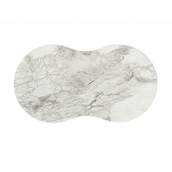 HABITAT ET JARDIN - Table basse en bois "Moon" 99 x 54 x 45 cm - Blanc - large