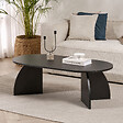 HABITAT ET JARDIN - Table basse en bois "Melina" 120 x 60 x 40 cm - Bois Noir - vignette
