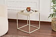 HABITAT ET JARDIN - Table basse en métal "Koala" 45 x 45 x 52 cm - Taupe - vignette