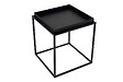 HABITAT ET JARDIN - Table basse en métal "Koala" 45 x 45 x 52 cm - Noir - vignette