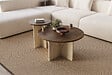 HABITAT ET JARDIN - Ensemble de table basse en bois "Private" 70 x 70 x 40 cm - Noyer - vignette