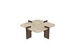 HABITAT ET JARDIN - Table basse en bois "Poalla" - 90 x 90 x 35 cm - Travertin - vignette