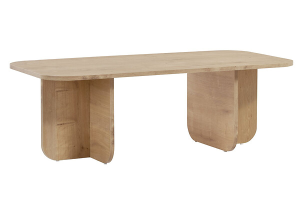 HABITAT ET JARDIN - Table basse en bois "Akira" 120 x 60 x 41 cm - Chêne saphir - large