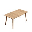 HABITAT ET JARDIN - Table basse en bois "Luci" 100 x 53 x 45 cm - Chêne - vignette