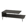 HABITAT ET JARDIN - Table basse en bois "Loire" 100 x 50 x 40 cm - Anthracite - vignette