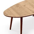 HABITAT ET JARDIN - Table basse en bois "Nora" 100 x 50 x 45 cm - Chêne - vignette