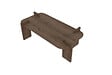 HABITAT ET JARDIN - Table basse en bois "Lovge" 120 x 60 x 35 cm - Noyer - vignette