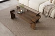 HABITAT ET JARDIN - Table basse en bois "Lovge" 120 x 60 x 35 cm - Noyer - vignette