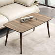 HABITAT ET JARDIN - Table basse en bois "Luci" 100 x 53 x 45 cm - Noyer - vignette