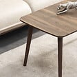 HABITAT ET JARDIN - Table basse en bois "Luci" 100 x 53 x 45 cm - Noyer - vignette