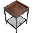 TECTAKE - Table d’appoint ROCHESTER 41,5x41x56cm - vignette