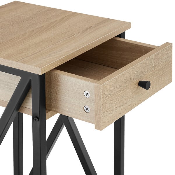TECTAKE - Table d'appoint Dayton 35x35x70,5cm - large