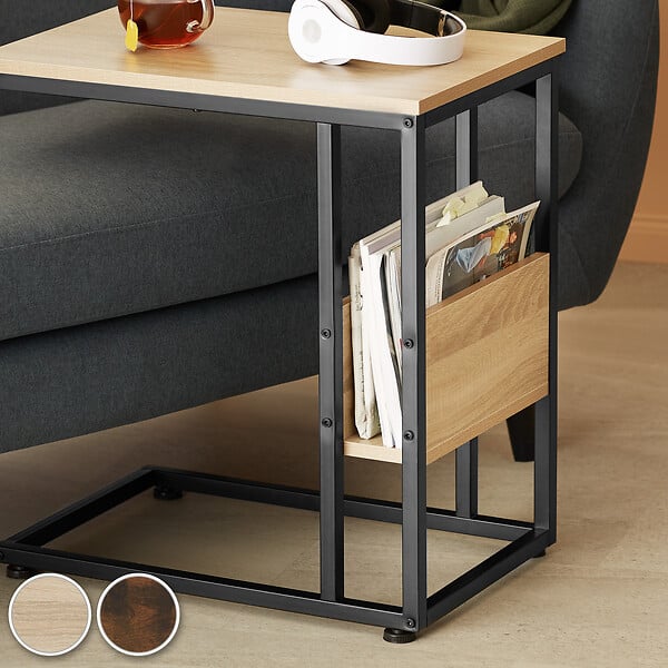 TECTAKE - Table d’appoint WIGAN 55x36,5x60cm - large