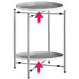 TECTAKE - Table d’appoint OXFORD - vignette