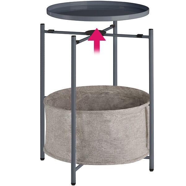TECTAKE - Table d’appoint CANTERBURY 45,5x45,5x53cm - large