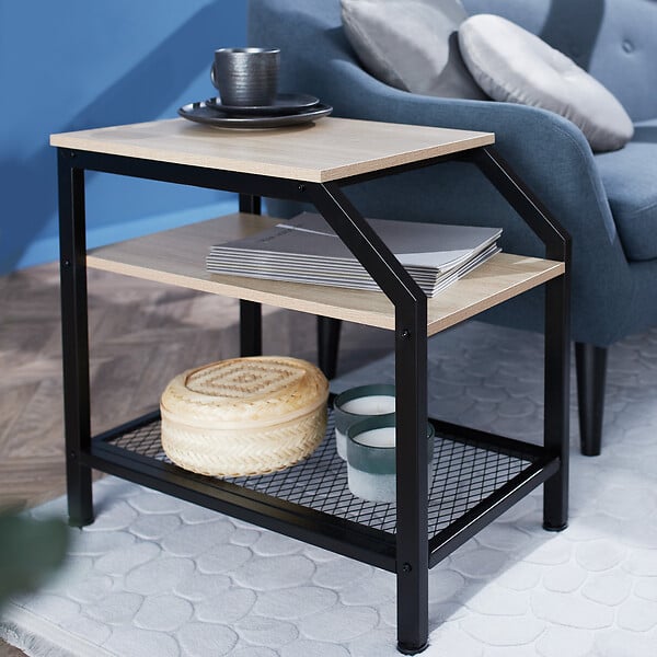 TECTAKE - Table d’appoint PLYMOUTH 36,5x58,5x59,5cm - large