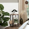 TECTAKE - Table d’appoint BALLINA 45x64cm - vignette